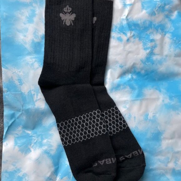 LAST CALL Large Bombas Socks Bundle x 10 pairs Half Calf Black MENS ATHLETIC - Picture 9 of 10